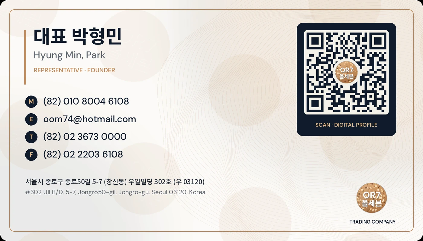 OR7 business card back